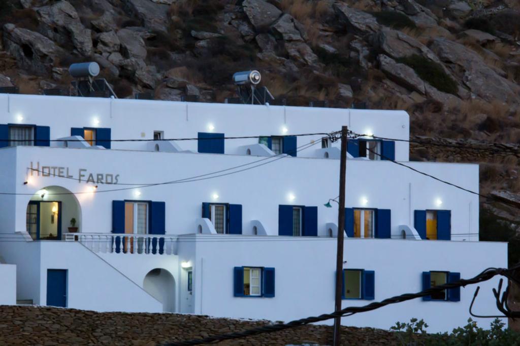 Hotel Faros イオス島 チョーラ エクステリア 写真